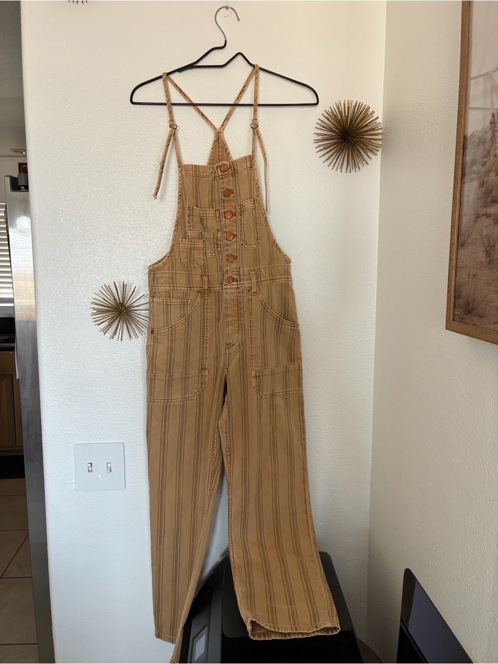 Anthropologie Pilcro The Painters Denim Overalls SZ 26 - Picture 2 of 7
